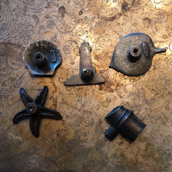 - VINTAGE NAUTICAL METAL KNOBS SET(5) - Picture 7 of 7